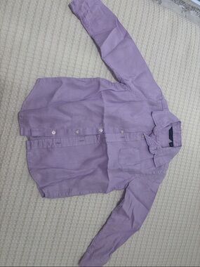 Janie and Jack Lilac Collared Shirt